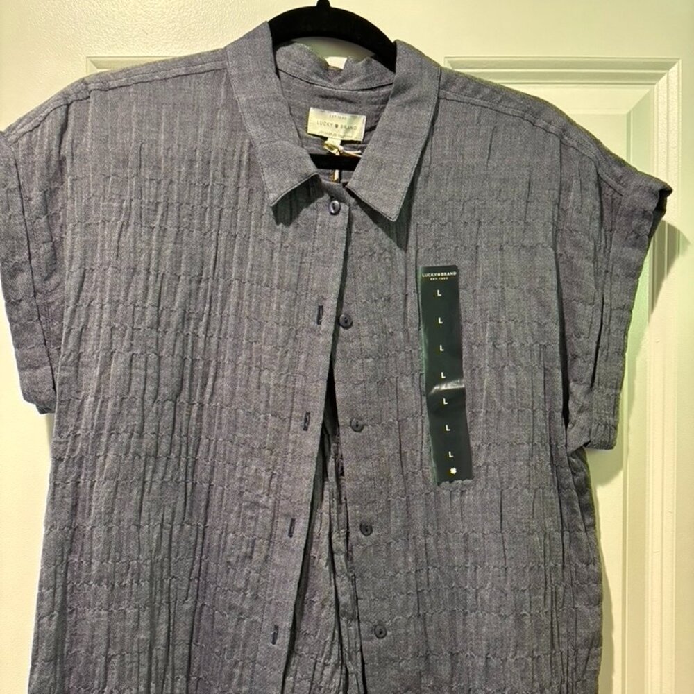 Lucky Collared Blouse NWT